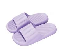 Zapatillas de Baño para Mujer - Zapatos de Casa y Playa con Suela Plana, Huecas y Abiertas para Invitados y Verano