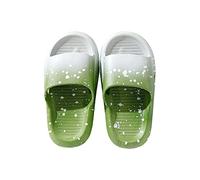 Zapatillas de bebé para niña pequeña Zapatillas con Punta Abierta para la Cabeza Zapatos de casa para niña Sandalias de Suela Blanda para bebé Zapatos de Princesa Sencillos (Green 26 Toddler) 2026
