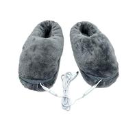 Zapatillas de calentamiento: zapatos de felpa con calefacción, calor térmico rápido, antideslizante, suministros para el hogar, apartamento, dormitorio, sala de estar, comodidad interior