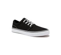 Zapatillas de caña baja skateboard-longboard adulto VULCA 100 negro blanco 44