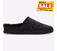 Toms Salvia Mujer Clásico Comodidad Pantuflas Negro