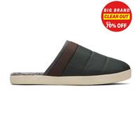 Zapatillas De Casa De Piel Para Hombre Toms Harbor Mule Casual De Confort Gris