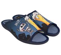 Zapatillas de Casa Hombre Divertidas Abiertas | Pantuflas Verano Transpirables | Chanclas Cómodas y Antideslizantes | Tallas Grandes (Estándar, Sistema tallas calzado EU, Adulto, Números, mediano, 49)