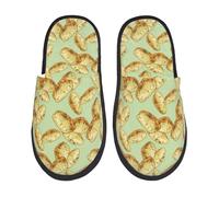 Zapatillas De Casa Hombre Mujer Patrón De Patata Divertido Pantuflas Casa Lavable Invierno Zapatillas, Para Interior Y Exterior, Viaje, Hotel, M