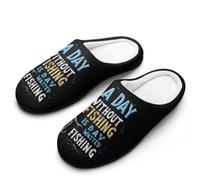 Zapatillas De Casa Humor Sobre Pesca Slippers L