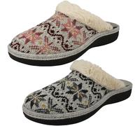 Zapatillas De Casa Mule Detalladas Lusekofte Padders Sorrel Para Damas