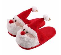Zapatillas De Casa Niño Invierno - Pantuflas De Invierno Cómodas para Niñas Calzado De Interior con Suela Calzado Festivo para Niños Y Bebés Suaves Cálidas Y Cómodas (Red 31 Little Child)