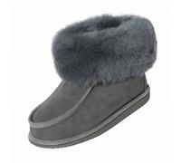 Mujer & Piel de Cordero Zapatillas Adam Zapatos Piel Cálido Zapatilla