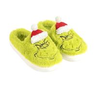Zapatillas de Casa The Grinch licencia oficial | Pantuflas The Grinch cómodas, suaves y antideslizantes