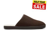 Zapatillas De Casa Toms Para Hombre Harbor De Piel Sintética Marrón Chocolate