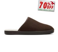 Zapatillas De Casa Toms Para Hombre Harbor De Piel Sintética Marrón Chocolate