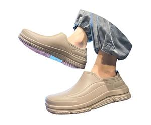 Zapatillas de Chef para Hombre con Diseño Moderno y Confort Superior para Uso Diario y Exterior (Khaki-b, 39)