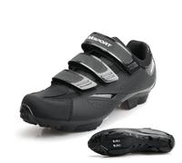 Zapatillas de Ciclismo MTB Profesionales para Hombre y Mujer - Transpirables, Antideslizantes y Compatibles con Pedales SPD - N03 42 EU