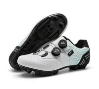 Zapatillas De Ciclismo para Hombre Y Mujer Zapatillas Deportivas Informales De Montaña Unisex Transpirables Y Antideslizantes Zapatillas De Spin para Exteriores E Interiores-White||Numeric_41