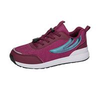Zapatillas de correr cómodas para mujer, zapatillas de correr para mujer, transpirables, antideslizantes, planas, para correr, tenis, ocio, fitness, rojo, 37 EU