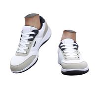 Zapatillas de correr de malla para hombre, informales, transpirables, con cordones, para caminar al aire libre, ligeras, cómodas, con cuña baja, para gimnasio, entrenamiento, para primavera y verano