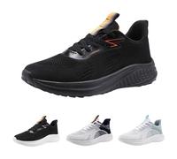 Zapatillas de correr para hombre, transpirables, zapatillas de fitness de malla, ligeras, antideslizantes, zapatos de trekking suaves, zapatos de senderismo Comfy, zapatos deportivos aislantes, rojo