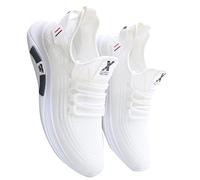 Zapatillas de correr para hombre, zapatillas de correr al aire libre, fitness, jogging, zapatillas de deporte de malla, transpirables, zapatillas de correr para hombre, cómodas, ligeras, para correr