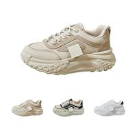Zapatillas de correr para mujer que aumentan la altura Zapatos casuales, zapatillas deportivas transpirables para mujer, zapatos informales, suela suave, zapatos de senderismo | Zapatos ortopédicos