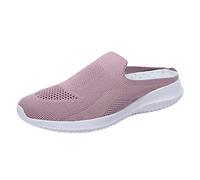 Zapatillas de correr para mujer, zapatillas ligeras para mujer, suela suave, zapatos transpirables, zapatos de correr, zapatillas de tenis para primavera e invierno, tenis y senderismo, Rosa., 39 EU
