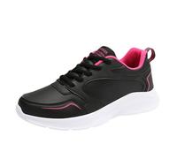 Zapatillas de correr para mujer, zapatillas ortopédicas para mujer, panel sintético, parte superior baja, acolchadas, impermeables, cómodas, informales, ortopédicas, atléticas, para entrenamiento