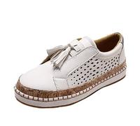 Zapatillas De Correr para Mujer, Zapatos De Tela Transpirable Tejidos Retro Zapatillas Sacudir Casual Comodas Y Ligeras Zapatillas Casuales De Gran Tamaño Apatos Deportivos Antideslizantes