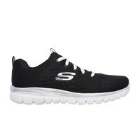 Zapatillas Skechers Graceful-Get Connect Mujer Black Mesh / White Trim 37.5