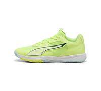 PUMA Accelerate Pro 4, Zapato de Tribunal Interior Unisex Adulto, Fizzy Light Green Terrain Light Moss White, 42 EU