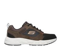 Skechers Oak Canyon, Zapatillas Hombre, Chocolate Leather Pu Mesh Black Trim, 45.5 EU