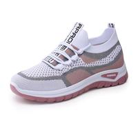 Zapatillas de cuña para mujer Chi, zapatillas de deporte para mujer cómodas, ortopédicas, ligeras y transpirables de malla, zapatillas de deporte, suela amortiguadora antideslizante, de correr