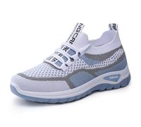 Zapatillas de cuña para mujer Chi, zapatillas de deporte para mujer cómodas, ortopédicas, ligeras y transpirables de malla, zapatillas de deporte, suela amortiguadora antideslizante, de correr