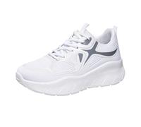 Zapatillas de cuña para mujer, de ajuste ancho, para caminar, ciclismo, correr, ligeras, transpirables, de malla, para verano, informales, al aire libre, con soporte de arco, cómodas, antideslizantes