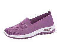 Zapatillas de deporte de malla para mujer, zapatos de caminar para mujer, zapatos de verano anchos ortopédicos, zapatos de verano traseros abiertos, sin cordones, zapatos de correr, para ocio, zapatos