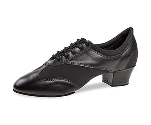 Zapatillas de Deporte Diamant para Mujer 188-234-588 - Cuero/Neopreno Negro - Normal - 3,7 cm Cubano - Made in Germany