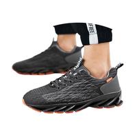 Zapatillas de Deporte Hombre Ligeros Transpirables Correr Gimnasio Horma Ancha Zapatos Caminar Bambas Zapatillas Trail Running Ligeras Trekking Tenis color sólido informales para correr caminar tenis