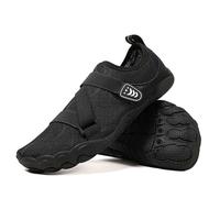 Zapatillas De Deporte HombreZapatos Deportivos Multifuncionales para Hombre Aventuras al Libre y Actividades Acuáticas (Black, 45)