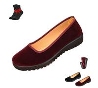 Zapatillas De Deporte Ligeras Y Bajas para Mujer, Cómodas, Antideslizantes, con Tacón De Cuña Bajo para Caminar(Wine Red,41 EU)