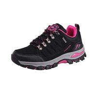 Zapatillas de deporte mujer deportes al aire libre escalada senderismo impermeable trekking, 1 negro, 39 EU
