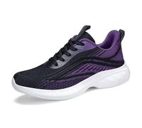 Zapatillas De Deporte Mujer - Zapatos Zapatillas De Malla De Suela Suave Zapatillas De Correr Ligeras E Informales Transpirables Zapatos para Caminar De Mamá Zapatos De Viaje (Purple 39)
