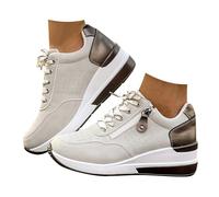 Zapatillas de deporte ortopédicas para mujer, tenis y mujer, cómodas, zapatillas de deporte, zapatillas de tenis, C Light Gris, 42 EU