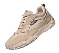 Zapatillas de deporte para hombre ajuste amplio: zapatillas deportivas con cordones zapatillas de deporte antideslizantes zapatos de caminar transpirables zapatos ligeros para correr cómodos y