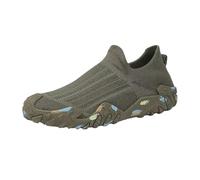 Zapatillas de deporte para hombre, de malla de punto, con soporte de arco, ajuste ancho, transpirables, para caminar, tenis, correr, golf, zapatos ortopédicos para otoño, puntera de acero, informales