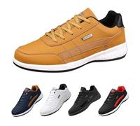Zapatillas de deporte para hombre, talla 50, antideslizantes, para caminar, suaves, ligeras, cómodas, de trekking, gimnasio, caminar, breeze, resistentes al desgaste, para correr por carretera, marrón