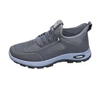 Zapatillas de deporte para hombre, zapatillas de senderismo, gimnasio, antideslizantes, transpirables, para correr, ocio, calle, moda, ligeras, transpirables, gris, 40 EU