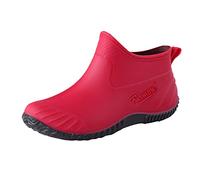 Zapatillas de deporte para hombre, zapatos al aire libre para mujer, botas de jardín para mujer, Red, 38 EU