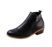 Zapatillas de deporte para mujer, con frente, cerradas, antideslizantes, sin manos, con amortiguación, alivio del dolor, transpirables, con plantilla suave, para uso diario, exterior e interior, Negro
