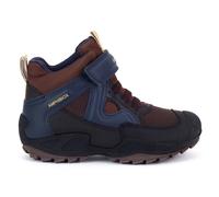 Geox J New Savage Boy B A, Zapatos para Niño, Multicolor (Brown/Navy), 38 EU