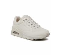 Skechers Uno, Zapatillas Mujer, Off White Durabuck, 37 EU
