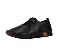 Zapatillas de deporte para mujer, suaves, transpirables, tejidas, para caminar, para el agua, para mujer, Black, 38 EU