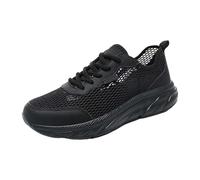 Zapatillas de deporte para mujer, transpirables, para el tiempo libre, para el verano, moda, hueco, transpirable, tacón plano, suela suave, zapatos informales, zapatos de balonmano para mujer, zapatos